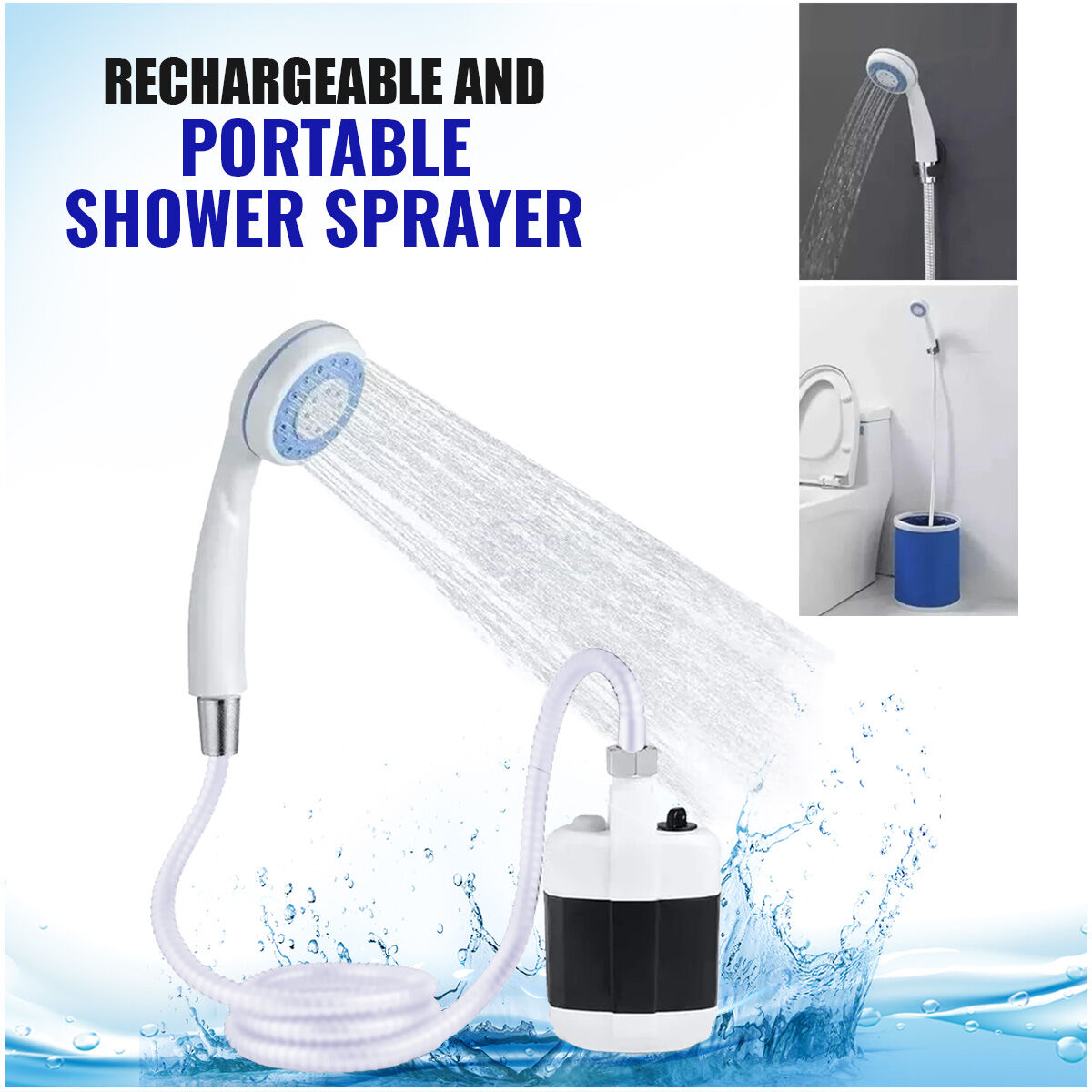 Portable & Rechargeable Bath Shower (EL17)