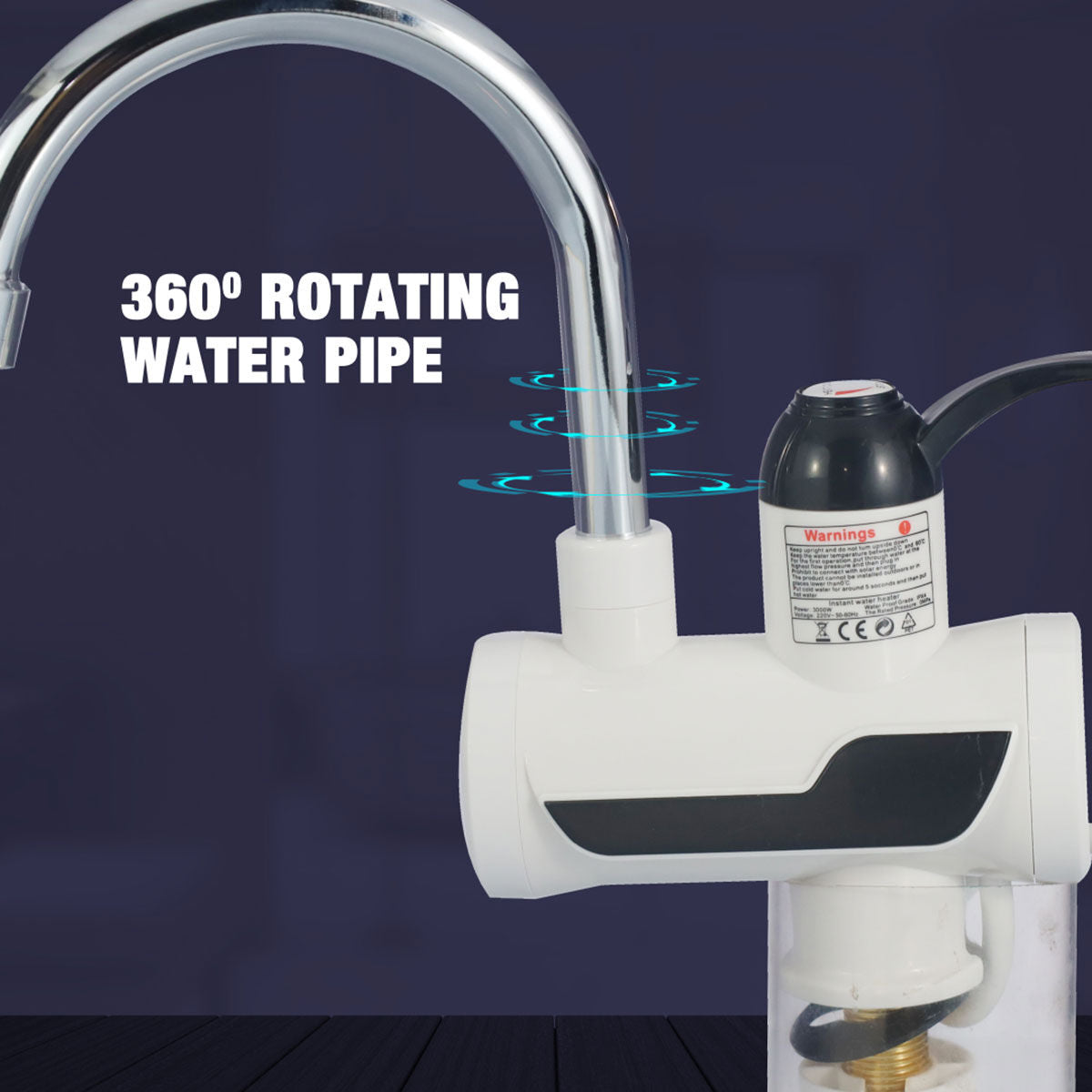 Instant Electric Water Heating Tap with Digital Display (EL7)