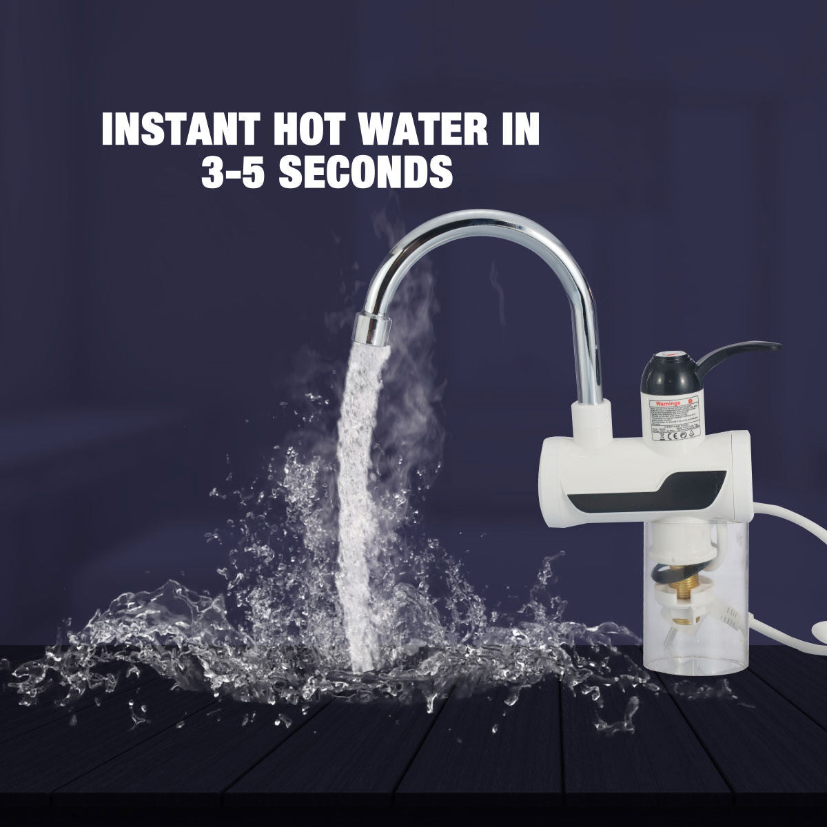 Instant Electric Water Heating Tap with Digital Display (EL7)